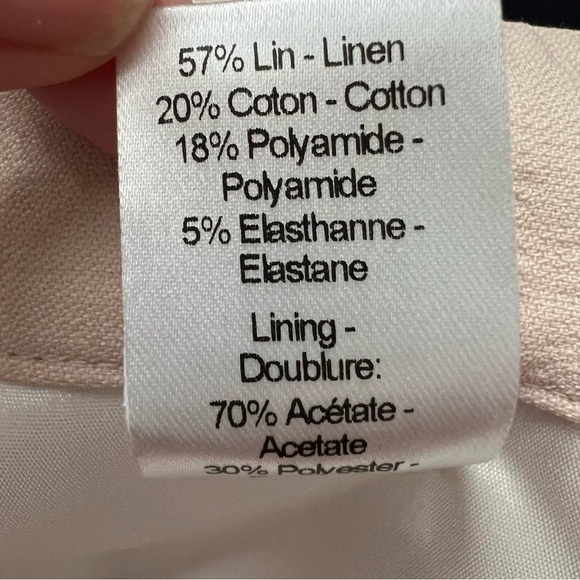 JOSEPH Stretch Linen Cotton Trina Trousers, EU 42 / US 10 - Picture 6 of 7